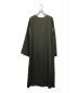 CITYSHOP（シティショップ）の古着「SATIN LONG DRESS：サテン ロングドレス ワンピース」｜カーキ