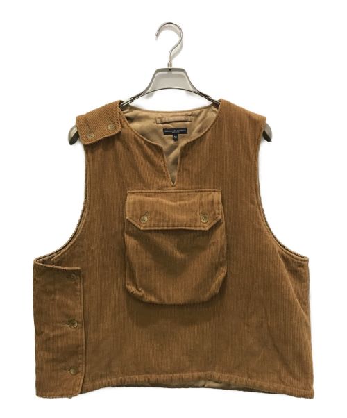 Engineered Garments（エンジニアド ガーメンツ）Engineered Garments (エンジニアド ガーメンツ) コーデュロイカバーベスト cover vest ブラウン サイズ:Mの古着・服飾アイテム