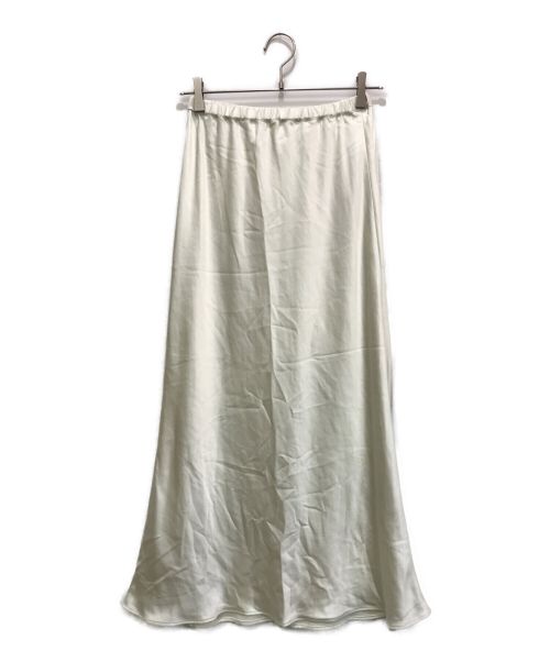 SLOBE IENA（スローブ イエナ）SLOBE IENA (スローブ イエナ) バイヤスサテンマーメイドスカート ホワイト サイズ:36 未使用品の古着・服飾アイテム