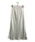 SLOBE IENA (スローブ イエナ) バイヤスサテンマーメイドスカート ホワイト サイズ:36 未使用品：7000円