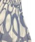 中古・古着 ISSEY MIYAKE WHITE LABEL (イッセイミヤケホワイトレーベル) プリーツスカート ブルー×ホワイト サイズ:2：22000円