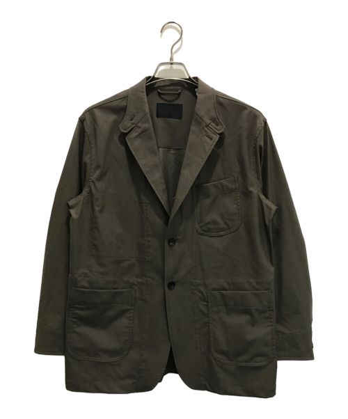 LANVIN（ライバン）LANVIN (ランバン) TECH WOOL LOAFER'S JACKET ブラウン サイズ:48の古着・服飾アイテム