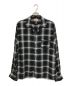 SUGAR CANE（シュガーケーン）の古着「RAYON OMBRE CHECK OPEN SHIRT」｜グレー