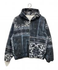 amok (アモク) PERSIAN PRINTED ZIPUP HOODIE ネイビー サイズ:M