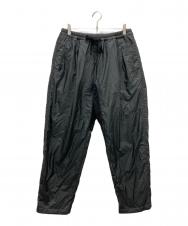 BROOXON (ブロックソン) 起毛フリースナイロンパンツ ブラック サイズ:L