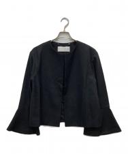 ADORE (アドーア) ウールアムンゼンノーカラージャケット ブラック サイズ:38