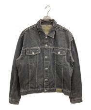 GUESS JEANS (ゲス ジーンズ) デニムジャケット ブラック サイズ:XL