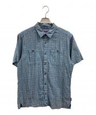Patagonia (パタゴニア) Back Step Shirt ブルー サイズ:M