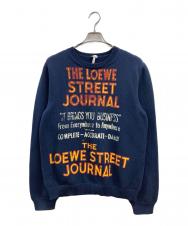 LOEWE (ロエベ) Street Journalセーター ネイビー サイズ:L