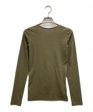 D-VEC (ディーベック) W'S STRETCH JERSEY L/S TEE カーキ サイズ:1