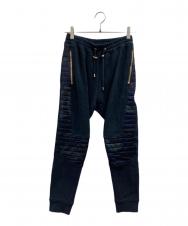 BALMAIN (バルマン) Camouflage Panel Trackpants/カモフラージュパネル トラックパンツ ネイビー サイズ:XS