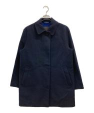 MACKINTOSH (マッキントッシュ) ウールカシミヤリバーコート ネイビー サイズ:38