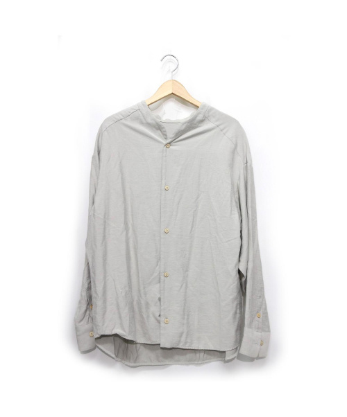 中古 古着通販 The Sakaki ザサカキ ノーカラーシャツ グレー サイズ S ブランド 古着通販 トレファク公式 Trefac Fashion