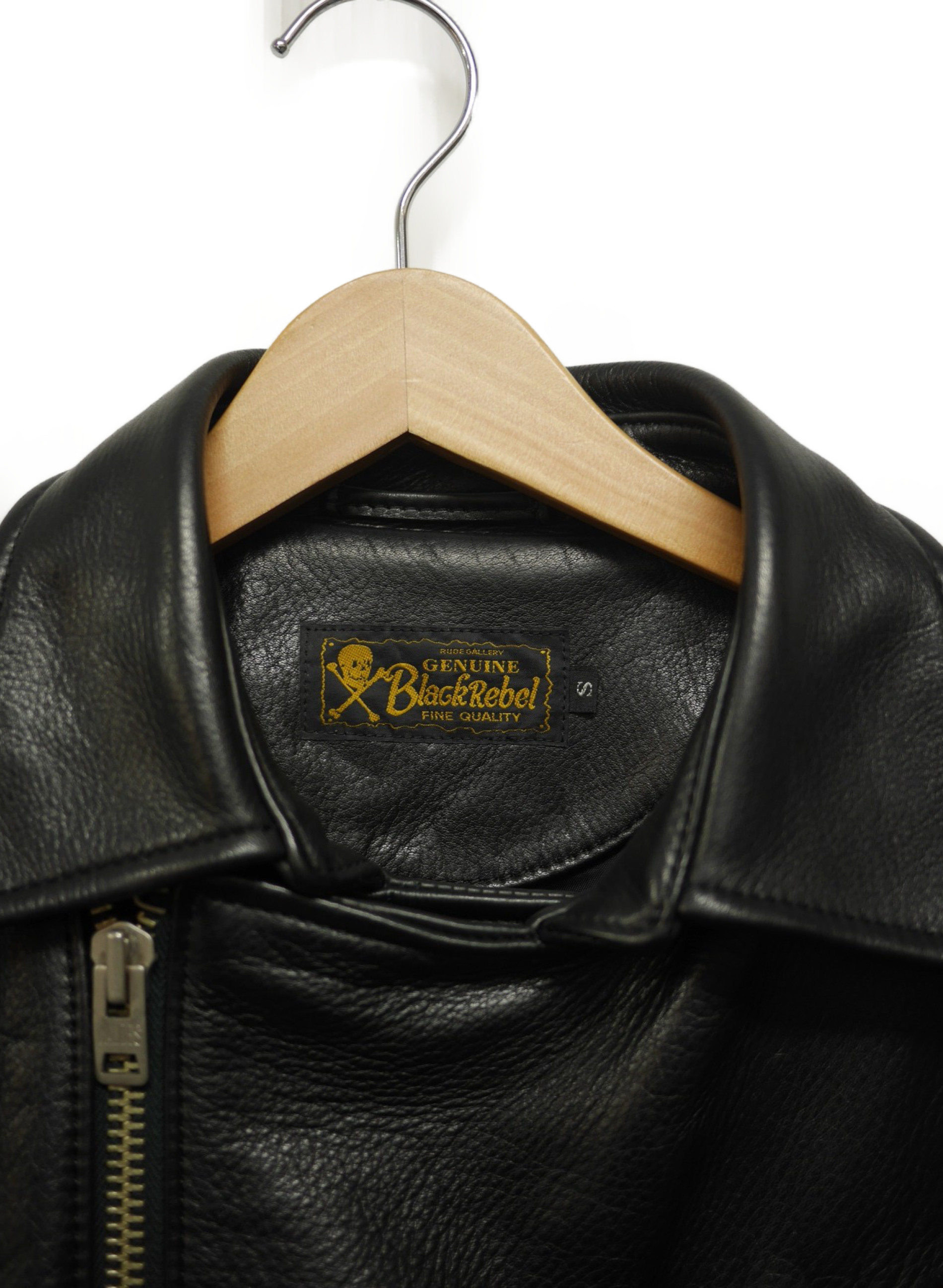 RUDE GALLERY BLACK REBEL (ルードギャラリーブラックレーベル) ライダースジャケット ブラック サイズ:S
