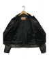 中古・古着 LEVI'S (リーバイス) レザートラッカージャケット ブラック サイズ:M：15800円