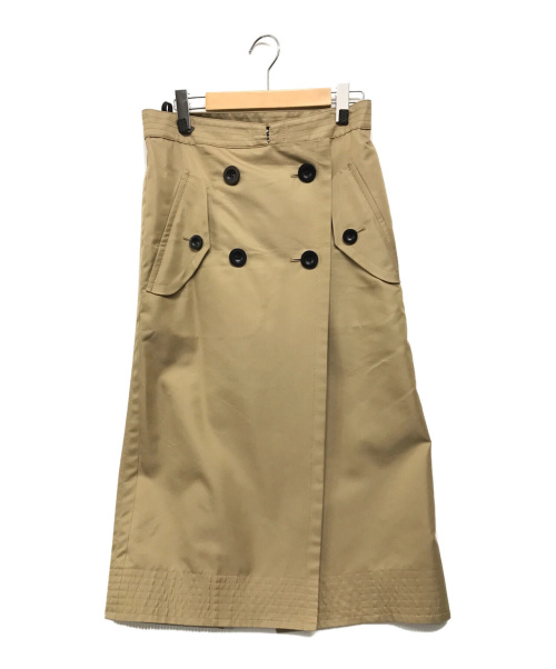sacai（サカイ）sacai (サカイ) Cotton Gabardine×Suiting Pants ブラウン サイズ:2の古着・服飾アイテム