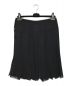 CHANEL (シャネル) シルクプリーツスカート ブラック サイズ:38：9800円