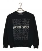 SUPREME × Hysteric Glamour（）の古着「Fuck You Sweater」｜ブラック