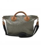 YOUNG & OLSEN The DRYGOODS STORE（ヤングアンドオルセン ザ ドライグッズストア）の古着「ASH CANVAS SHOULDER TOTE S」｜グレー