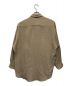 sulvam (サルバム) 胸ポケットオーバーサイズロングスリーブウールシャツ ベージュ サイズ:SIZE S：8800円