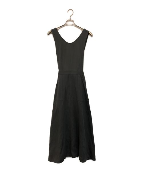 leno（リノ）leno (リノ) APRON DRESS グレー サイズ:FREEの古着・服飾アイテム