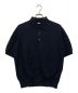 A.PRESSE（アプレッセ）の古着「Cotton Knit S/S Polo Shirts」｜ネイビー