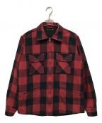 MINEDENIMマインデニム）の古着「Denim Quilt Liner BC Flannel Shirts BZ」｜レッド