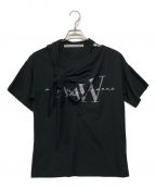 ALEXANDER WANGアレキサンダーワング）の古着「ロゴプリントノットデザインTシャツ」｜ブラック
