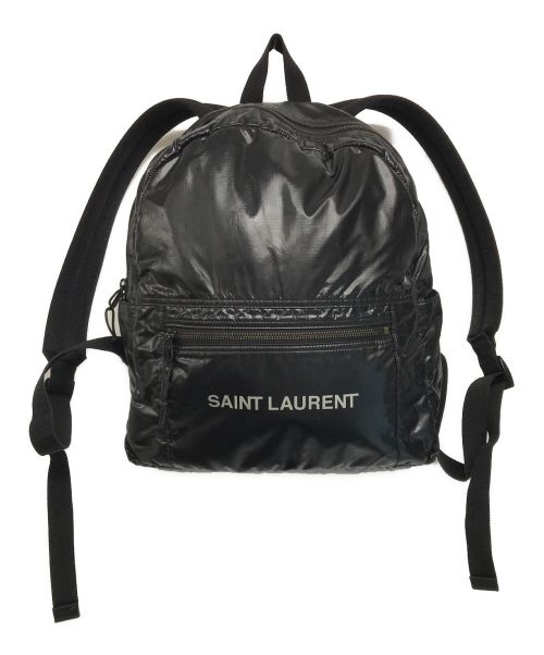 Saint Laurent Paris（サンローランパリ）Saint Laurent Paris (サンローランパリ) ヌックス バックパック ブラックの古着・服飾アイテム