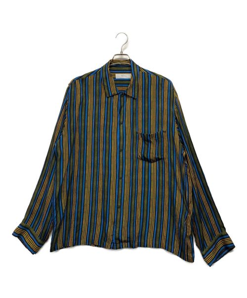 TOGA VIRILIS（トーガ ビリリース）TOGA VIRILIS (トーガ ビリリース) Innner Print Shirt グリーン×ブルー サイズ:SIZE 48の古着・服飾アイテム