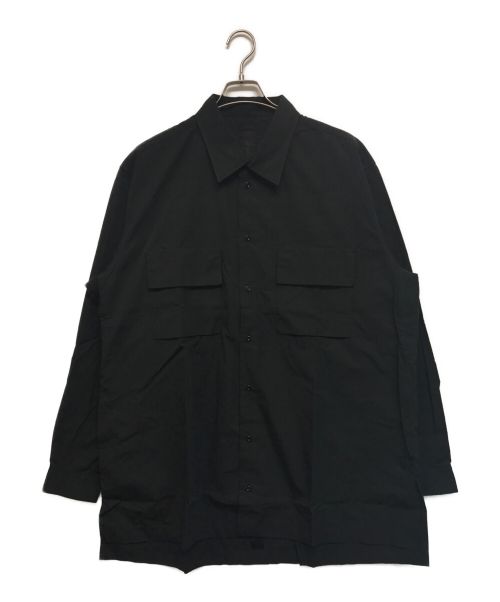 NIKE ESC（ナイキ）NIKE ESC (ナイキ) ウーブンシャツ ブラック サイズ:SIZE XLの古着・服飾アイテム
