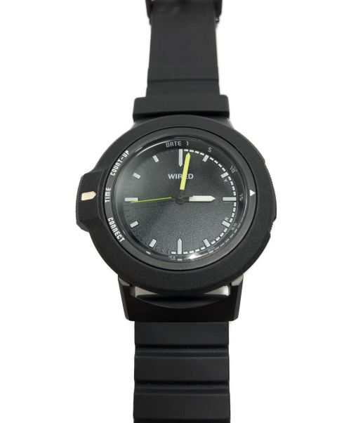WIRED（ワイアード）WIRED (ワイアード) クォーツ腕時計 ブラックの古着・服飾アイテム