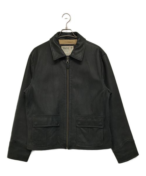 Timberland（ティンバーランド）Timberland (ティンバーランド) 【古着】レザージャケット ブラック サイズ:SIZE Lの古着・服飾アイテム
