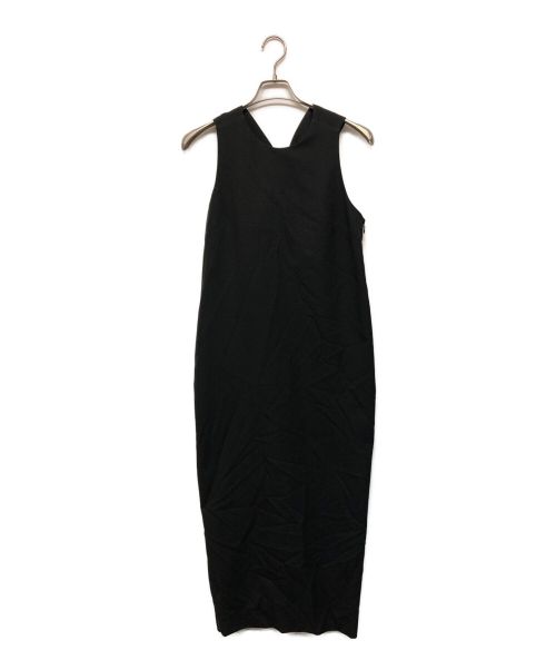 ETRE（エトレ）ETRE (エトレ) バックツイストジョーゼットワンピース ブラック サイズ:FREEの古着・服飾アイテム