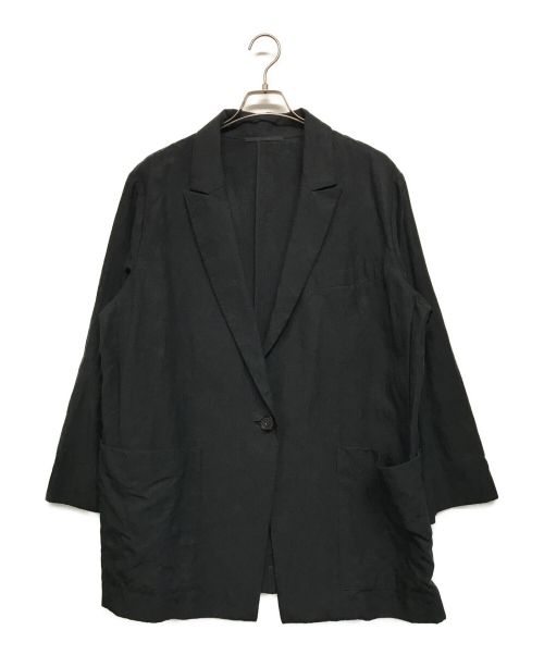 AP STUDIO（エーピーストゥディオ）AP STUDIO (エーピーストゥディオ) 40/1 リネンコート ブラック サイズ:SIZE Freeの古着・服飾アイテム