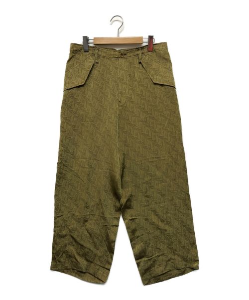 TOGA VIRILIS（トーガ ビリリース）TOGA VIRILIS (トーガ ビリリース) Cupra paisley jacquard pants ベージュ サイズ:SIZE 48の古着・服飾アイテム