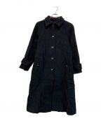 UNITED TOKYOユナイテッドトーキョー）の古着「ステンカラーフレアコート」｜ブラック