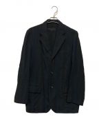COMME des GARCONS HOMME）の古着「製品洗いラメ糸ウール3Bジャケット」｜ブラウン×ネイビー