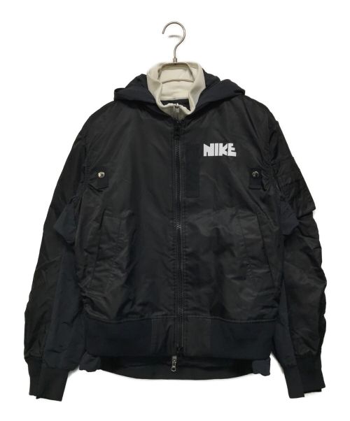 sacai（サカイ）sacai (サカイ) NIKE (ナイキ) Nike NRG LAYERED JKT ホワイト×ブラック サイズ:SIZE Sの古着・服飾アイテム