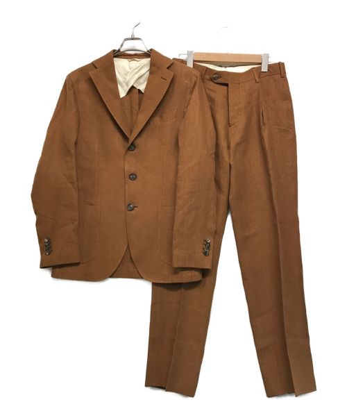 DOPPIAA（ドッピア）DOPPIAA (ドッピア) セットアップスーツ ブラウン サイズ:SIZE 48の古着・服飾アイテム