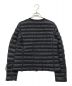 MONCLER (モンクレール) ノーカラーダウンジャケット ブラック サイズ:SIZE 0：52800円