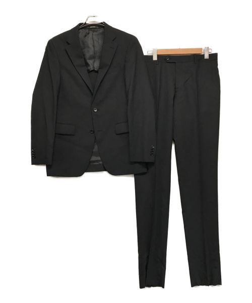 COMME CA ISM（コムサイズム）COMME CA ISM (コムサイズム) シャドーストライプ S2Bスーツ ブラック サイズ:SIZE L 未使用品の古着・服飾アイテム