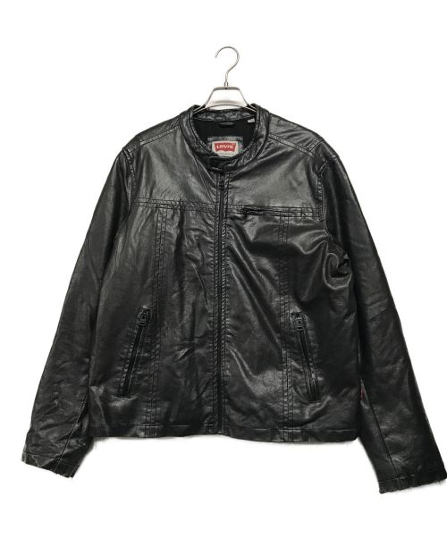 LEVI'S（リーバイス）LEVI'S (リーバイス) 【古着】レザージャケット ブラック サイズ:Lの古着・服飾アイテム