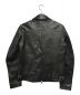 TAKEO KIKUCHI (タケオキクチ) レザージャケット ブラック サイズ:4：9800円