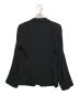 ANN DEMEULEMEESTER (アンドゥムルメステール) テーラードジャケット ブラック サイズ:SIZE 38 未使用品：12800円