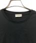 中古・古着 Saint Laurent Paris (サンローランパリ) ロゴTシャツ ブラック サイズ:SIZE XS：14000円