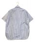 COMME des GARCONS HOMME (コムデギャルソン オム) 綿ストライプ × 多素材MIX S/Sシャツ ブルー サイズ:SIZE S：14800円