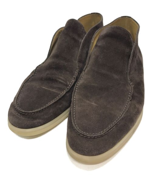 LORO PIANA（ロロピアーナ）LORO PIANA (ロロピアーナ) Open Walk suede loafers ブラウン サイズ:41 1/2の古着・服飾アイテム