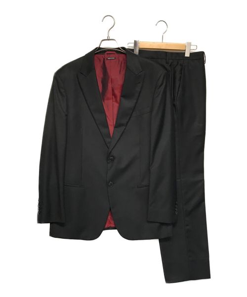 GIORGIO ARMANI（ジョルジョアルマーニ）GIORGIO ARMANI (ジョルジョアルマーニ) セットアップスーツ ブラック サイズ:SIZE 56の古着・服飾アイテム