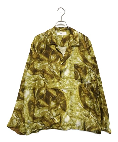 TOGA PULLA（トーガ プルラ）TOGA PULLA (トーガ プルラ) インナープリントシャツ イエロー サイズ:SIZE 36の古着・服飾アイテム